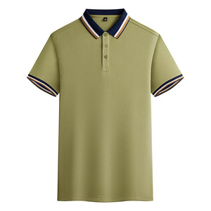 Polo Shirt Short Sleeve Solid Color Polyester Oxford Daily Wear Uniforms - Product Image 2