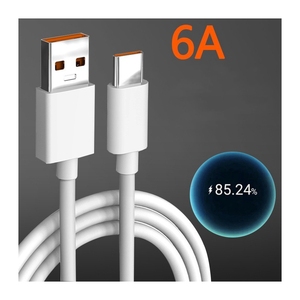 Usb siêu nhanh sạc cáp Type-C tốc độ cao phí Cáp dữ liệu CE thâm quyến PVC nhà máy bán 6A cho Iphone Flexi 6A max braid - Product Image 5