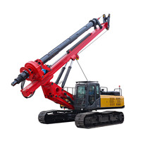 Pile driver sur chenilles de 30 m DR-150 |   Machine de pose de pieux hydraulique avec moteur Cummins pour terrains difficiles