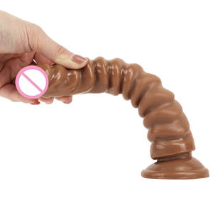 Juguetes sexuales femeninos realistas de PVC de 8,85 pulgadas al por mayor, Consolador de pene grande multicolor suave para masturbación de mujeres - Product Image 4