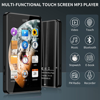 Reproductor MP3 de 4.0'' X20, Reproductor de Audio MP4, Grabadora, Radio FM, Altavoz Integrado, Reproductor de Música y Video