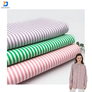 Jinda Polyester pamuk 65/35 blend 120GSM poplin T-shirt ve iş elbisesi üniforma kumaşlar için penye tekstil