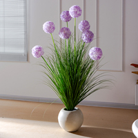 Hydrangea Artificiel en PVC de Haute Qualité 150 cm, Résistant aux UV, Écologique, Décoratif, en Plastique, pour Chambre de Chien, Arbre d'Anniversaire
