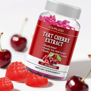 OEM Sakızlı Şeker En İyi Eklem Desteği Tart Kirazlı Sakızlar Uyku ve Antioksidan Takviyesi Organik Tart Kirazlı Sakızlar - Product Image 1