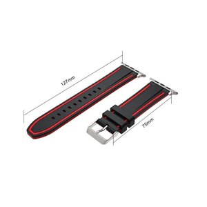 Fashionable <span class=keywords><strong>Watch</strong></span> Style Buckle Silicone Bands To Smart <span class=keywords><strong>Watch</strong></span> For <span class=keywords><strong>Apple</strong></span> <span class=keywords><strong>Watch</strong></span> For Iwatch Band Series <span class=keywords><strong>4</strong></span> - Product Image 4