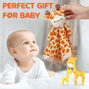 Mantas de Seguridad Suaves con Diseño de Jirafa para Bebés, Juguete de Peluche, Manta de Animales de Peluche, Unisex - Product Image 5