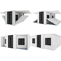 Casa Contenedor Expandible TOPPRE Lista para Usar de 40 Pies, 30 Pies, 20 Pies y 10 Pies, con 1, 2, 3, 4, 5 y 6 Dormitorios, Habitación Plegable, Villa Contenedor Extensible