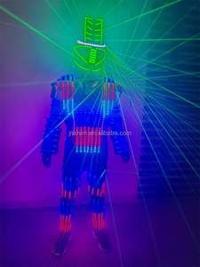 Costume de <span class=keywords><strong>robot</strong></span> lumineux pour scène et fête Performance porter Costume de <span class=keywords><strong>robot</strong></span> de danse LED à changement de couleur pour boîte de nuit - Product Image 4