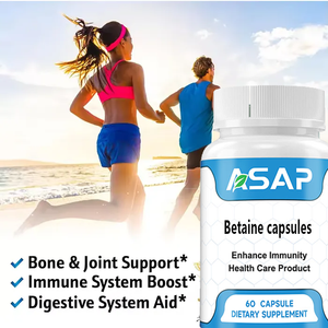 Cápsulas de Betaína de Marca Privada ASAP (Extracto Anhidro) Trimetilglicina TMG - Soporte Antioxidante para Adultos, Grado Alimenticio - Product Image 2