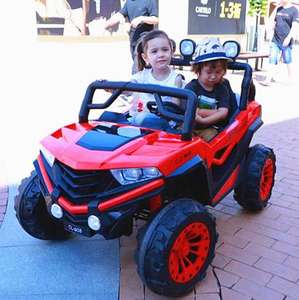 2025 vente en gros nouvelle batterie 12V10Ah Rechargeable quatre moteurs deux sièges contrôle parental enfants voiture électrique - Product Image 2