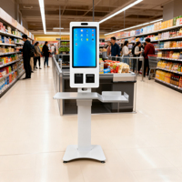 Kiosco de Autoservicio para Restaurantes con Android de 21.5'', 23.8'', 27'' y 32'', Resolución de 1920x1080, Interfaz de Menú Personalizable, Habilitado para SDK