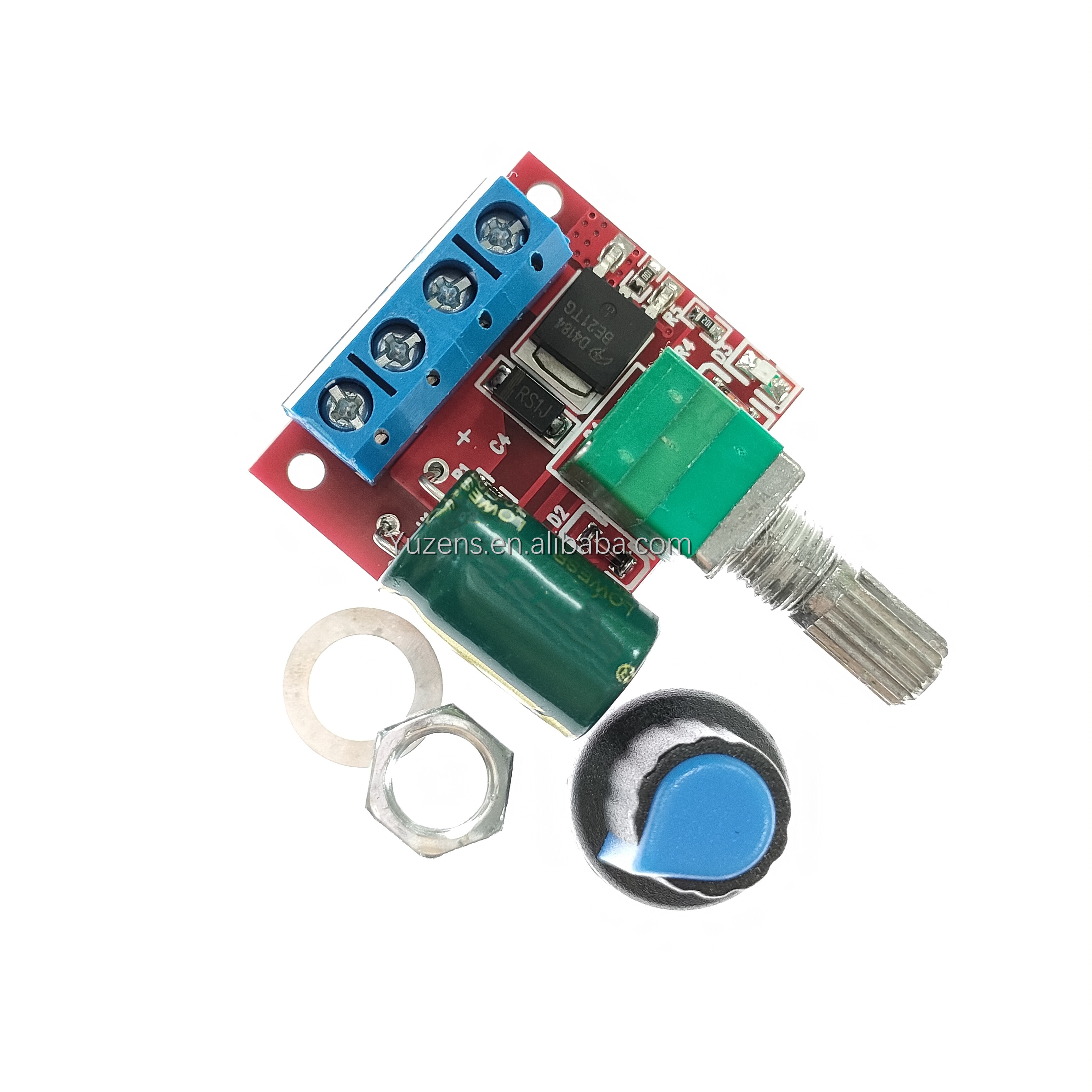5A 90W PWM 12VDCモーター速度コントローラーモジュールDCDC4.5V