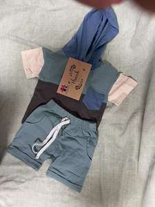 1-4 Jahre alte Kinder kleidung Baby Boy Kleidung Set Sommer 2 Anzüge Letter Print Shirt Shorts Günstige Kinder kleidung - Product Image 4