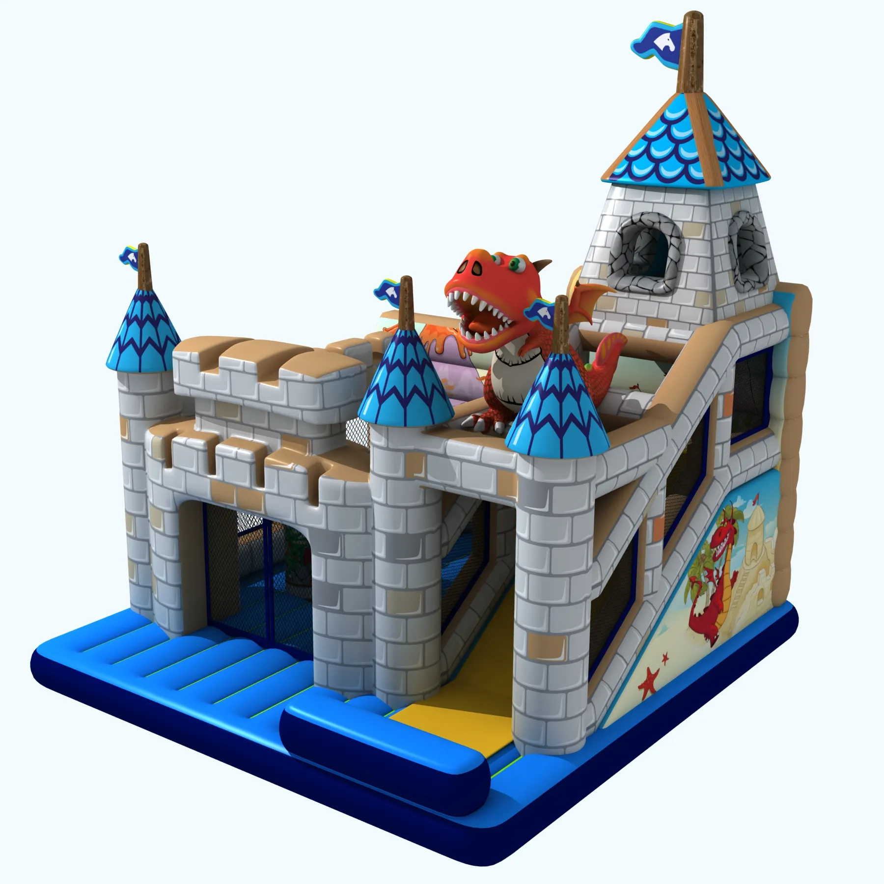 Alta qualidade trampolim inflável para crianças e adulto divertido castelo
