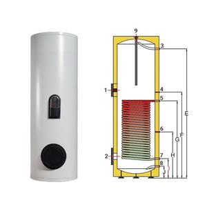 Trung Quốc Nhà Máy Giá 150l-1000l sơ tán Ống áp lực tiết kiệm năng lượng năng lượng mặt trời nóng máy nước nóng cho hộ gia đình sử dụng - Product Image 5