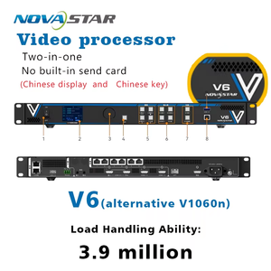 Controlador de Video LED a Todo Color Novastar <span class=keywords><strong>Nova</strong></span> V6 <span class=keywords><strong>V8</strong></span> V12 V16, Procesador de Pantalla 4K HD, Control Remoto, Publicidad Interior y Exterior - Product Image 2
