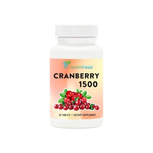 Tabletas de Arándano Rojo Más Vendidas, Fruta de Arándano Rojo que Promueve la Salud de la Vejiga y la Función Urinaria con Enzimas, Suplemento Dietético - Product Image 1