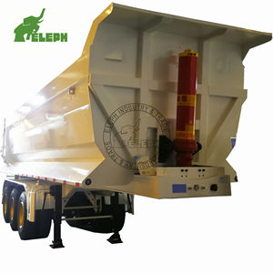 <span class=keywords><strong>Semi</strong></span>-remorque benne basculante arrière en U de 45 mètres cubes à 3 essieux, prix usine - Product Image 3