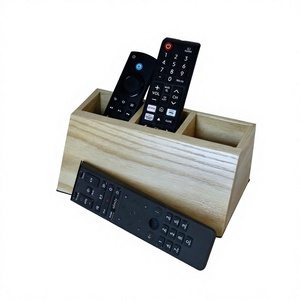 Eco Friendly Wooden 5-Layer Modern Handmade <b>Remote</b> <b>Control</b> Storage Organizer for Home - Product Image 3