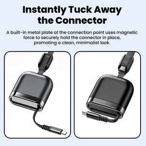 Nuevo Cable Retráctil USB <span class=keywords><strong>C</strong></span> a USB <span class=keywords><strong>C</strong></span> de 240W PD3.1 con E-Marker, Carga Rápida, 1.2M, para Laptop y Teléfono - Product Image 5