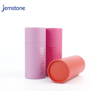 Tube cylindrique en papier écologique avec estampage à chaud argenté, impression UV et logo personnalisé pour emballage cosmétique - Product Image 4