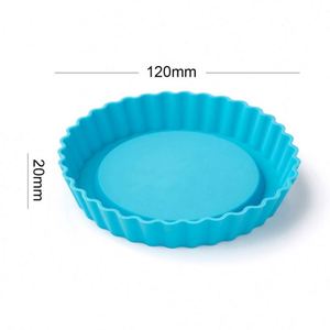 Molde Redondo de Silicona para Pastel de 12 cm, Moldes para Hornear, Bandeja de Silicona para Repostería, Molde Redondo de Silicona para Pastel - Product Image 5
