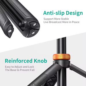 Trípode de soporte móvil de aluminio, palo de Selfie inalámbrico <span class=keywords><strong>con</strong></span> obturador <span class=keywords><strong>Bluetooth</strong></span> para Youtube, Autorretrato - Product Image 3