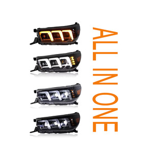 Conjunto de Faros Delanteros para Automóvil, Luces Antiniebla, Luces Altas, Intermitentes Dinámicas, DRL para Toyota Hilux Revo Tacoma 2015 a 2020, LED Modificado - Product Image 3