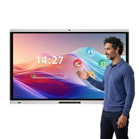 Tableau interactif intelligent pour l'enseignement scolaire EIBOARD, tableau blanc 4K, stylet, écriture, protection des yeux, apprentissage des enfants, Zerobonding