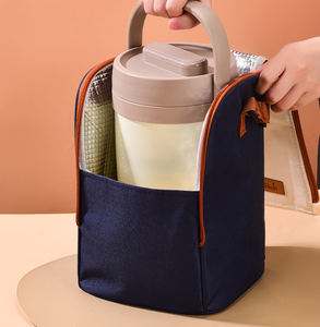 Bolsa de almuerzo para mujeres y hombres, bolsa de almuerzo aislada reutilizable, bolsa térmica a prueba de fugas, bolsas de comida para viajes, trabajo, escuela - Product Image 4