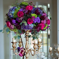 Boule de fleurs en soie de haute qualité 50 cm 60 cm 70 cm 80 cm, grande composition florale de roses artificielles, centre de table, boule de fleurs artificielle violet foncé