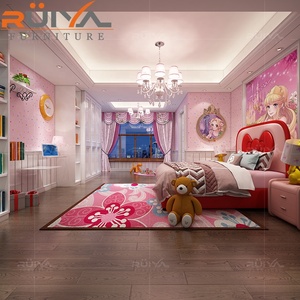American Stylish <strong>Hello</strong> <strong>Kitty</strong> Children <strong>Bed</strong> Child Girl Leather <strong>Bed</strong> Solid Wood Bedroom Children <strong>Bed</strong> - Product Image 5