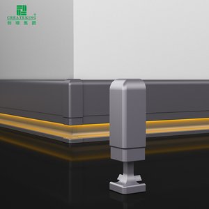 CREATEKING Fireproof &amp; Moisture-Proof LED Aluminum <strong>Baseboard</strong> with 5 Year Warranty Easy Install for Commercial Buildings - Product Image 4