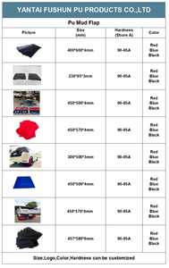 400*500*3mm PU bùn Flap cho bánh xe tùy chỉnh bùn flaps - Product Image 4