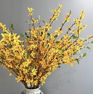 Fleurs artificielles à longue tige de qualité supérieure <span class=keywords><strong>Forsythia</strong></span> pour <span class=keywords><strong>d</strong></span>écor <span class=keywords><strong>d</strong></span>'événement - Product Image 1