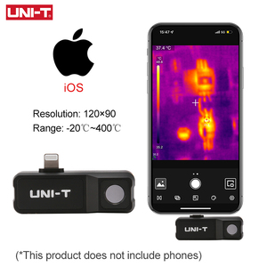Caméra d'imagerie infrarouge UNI-T UTI120M 10800 pixels, compatible avec les téléphones Android, enregistrement vidéo Type-C, thermographie USB OEM UTI1 - Product Image 5