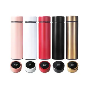 Thermo Bottle 500 Ml Stainless Steel Charging Intelligent Thermo Cup With Led Temperature Display termos water bottle