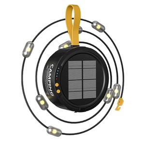 Camping Solar Led String <b>Light</b> With <b>Sensor</b> Portable Waterproof Outdoor Lighting For Tent Camping - Product Image 5