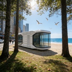 Maßgefertigte Schlaf- und Feuchtigkeitsbeständige Raumkapsel zum Verkauf Kleines Containerhaus zum Fabrikpreis Modulares Containerhaus Tragbares Haus - Product Image 5