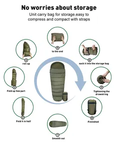 ホットセール屋外軽量肌にやさしい素材防寒カスタム大人用スリーピングキャンプバッグギア睡眠用