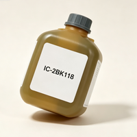 Cartouche d'encre noire D IC-2BK118 à séchage rapide, lavable à l'alcali, pour verre humide, 825 ml, pour imprimante jet d'encre CIJ série AX, pour imprimante CIJ D
