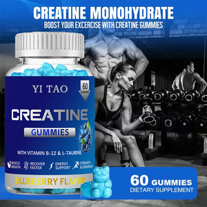 Gomitas de Creatina de Alta Calidad con Vitamina B12 y Electrolitos, Apoyo Nutricional Deportivo, Aumento de Energía, Servicio OEM - Product Image 2