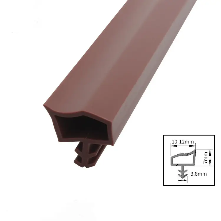 Guarnizione in gomma flessibile guarnizione in PVC/TPE/gomma siliconica per porta in legno