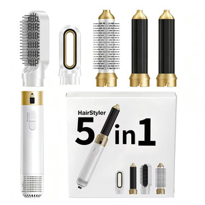 5-in-1 <strong>Electric</strong> Hair <strong>Dryer</strong> with DC Motor 1000W Concentrator Nozzle Ionic Styler for Women's Hair Curls &amp; Straightening - Product Image 1