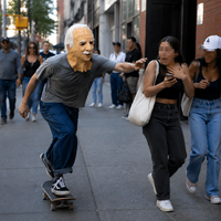 Masque en latex réaliste de vieil homme avec cheveux blancs et moustache, design de personnage âgé pour visage complet, drôle et amusant, pour Pâques et Halloween, OEM
