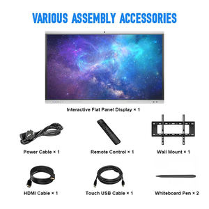 Pantalla Interactiva Inteligente Android 15 AI IFPD <span class=keywords><strong>de</strong></span> 55/65/75 Pulgadas, Pizarra Interactiva 4k HD, Pizarra Digital Integrada con Lápiz - Product Image 3