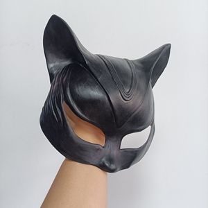 New batmen phong cách phim Catwoman da mặt nạ và 3 - Meter da roi mát sưu tập Prop cho các bên - Product Image 2