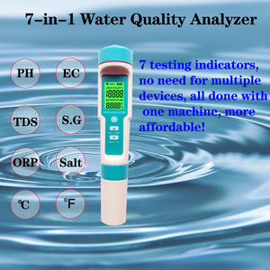 Çok fonksiyonlu 7 in 1 ev su kalitesi test cihazı PH/sıcaklık/tuz/TDS/EC/ORP/S.G çok fonksiyonlu TDS metre - Product Image 4