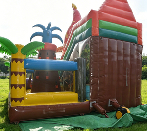 Château gonflable Dragon, château gonflable Dinosaure, château gonflable pour enfants avec parc aquatique - Product Image 5
