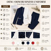 Tenue professionnelle de spa et salon de beauté pour femme, ensemble de travail pour massothérapeute, tunique à col en V et pantalon, pour centre de bien-être, OEM